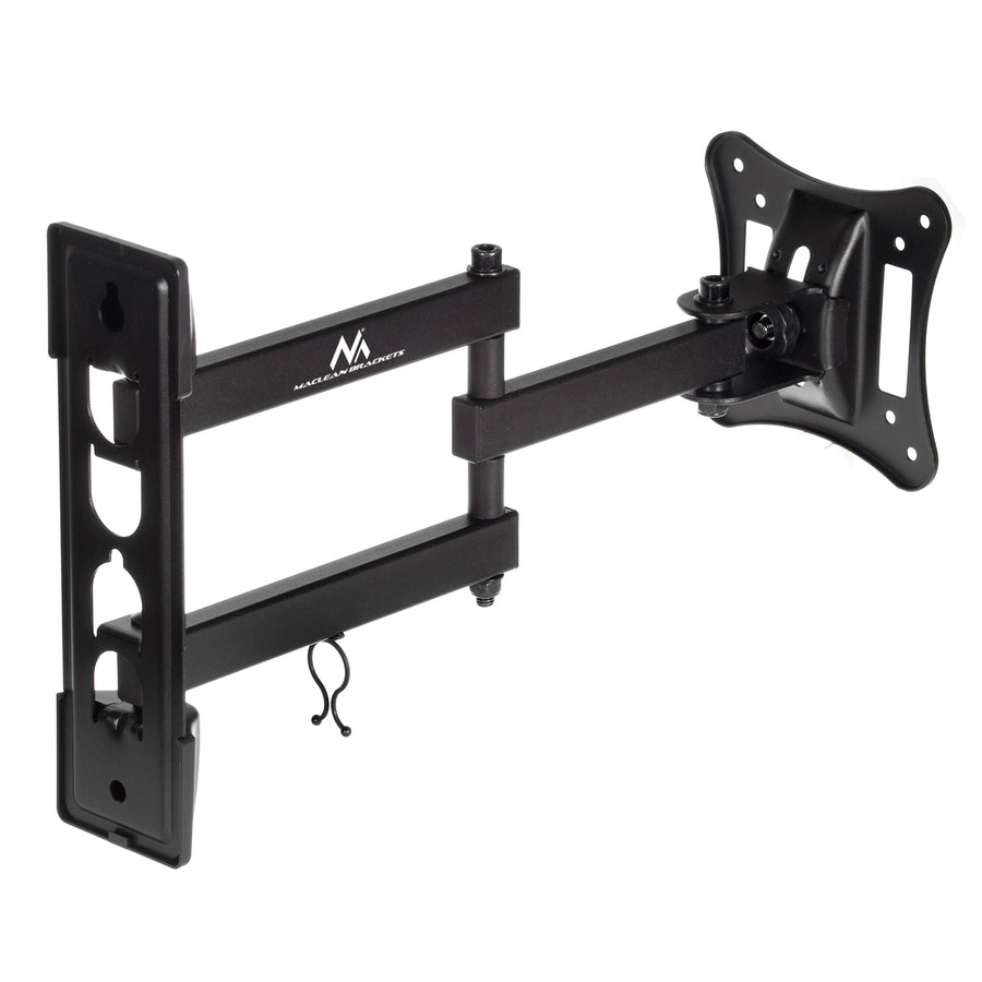 Maclean-fäste för TV eller bildskärm, universal, max vesa 100x100, 13-27", 15 kg, svart, MC-719