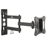 Maclean-fäste för TV eller bildskärm, universal, max vesa 100x100, 13-27", 15 kg, svart, MC-719