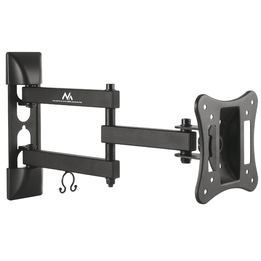 Maclean-fäste för TV eller bildskärm, universal, max vesa 100x100, 13-27", 15 kg, svart, MC-719