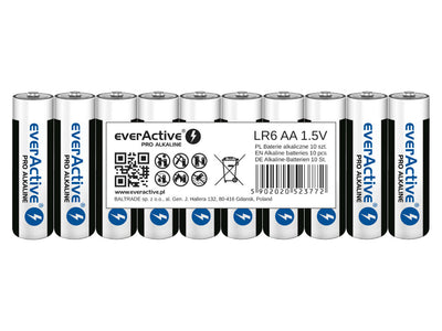 10 högar alcalines ActiveActive Pro LR6 / AA ActiveActive Pro LR6 / AA