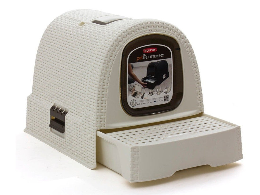 Curver Pet Life Cream Covered Pet Grooming Box