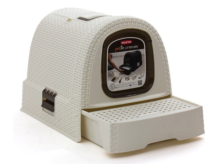 Curver Pet Life Cream Covered Pet Grooming Box