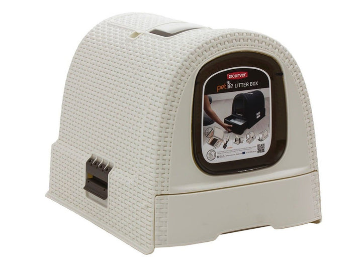 Curver Pet Life Cream Covered Pet Grooming Box