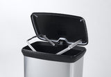 Soptunna CURVER-kapacitet 50L silverfärg med pedal