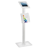 Maclean surfplatta reklamställ, golvställ med låsanordning, 9,7"/10,2" iPad, 10,5" iPad Air/iPad Pro, 10,1" Samsung Galaxy Tab A (2019), MC-724