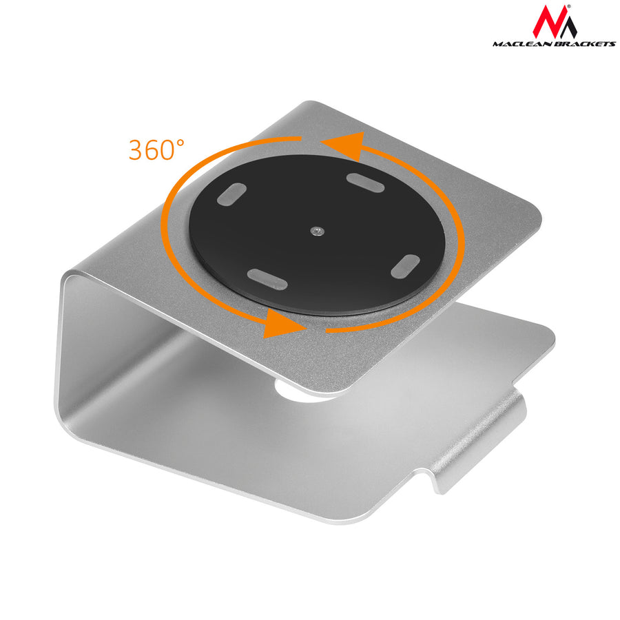 Laptopstativ Maclean, aluminium, silver, MC-730