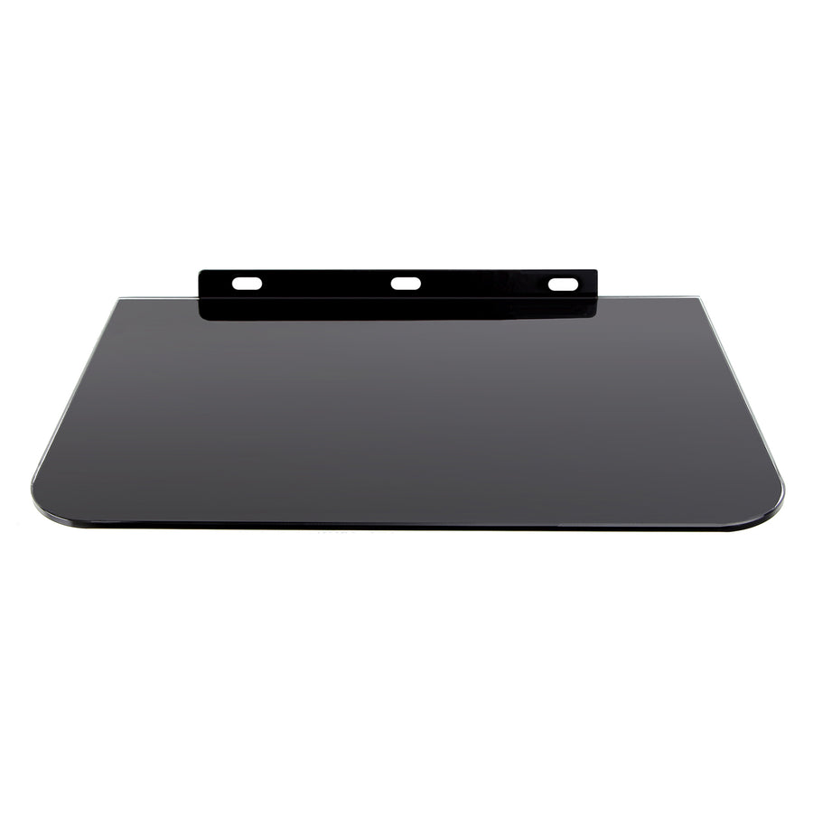 Maclean DVD-hylla, enkel, max. 10kg, glas, MC-738