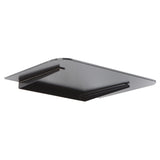 Maclean DVD-hylla, enkel, max. 10kg, glas, MC-738