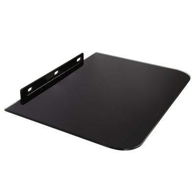 Maclean DVD-hylla, enkel, max. 10kg, glas, MC-738