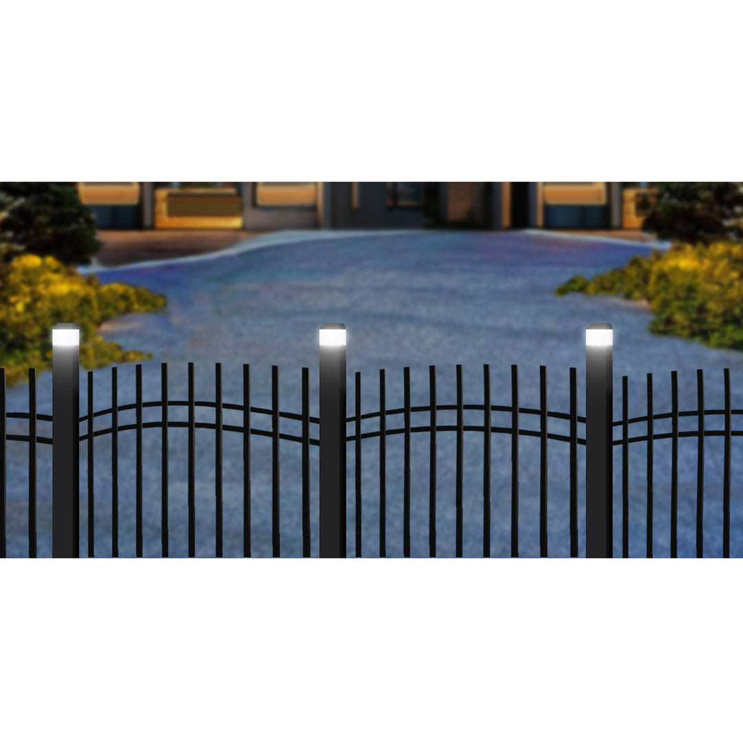 Solar LED Fence Post Lamp 60 x 40 mm GreenBlue GB125