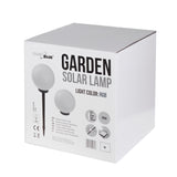 GreenBlue solcellslampa, fristående, trädgård, sfär 25x25x58cm, RGB LED, GB165