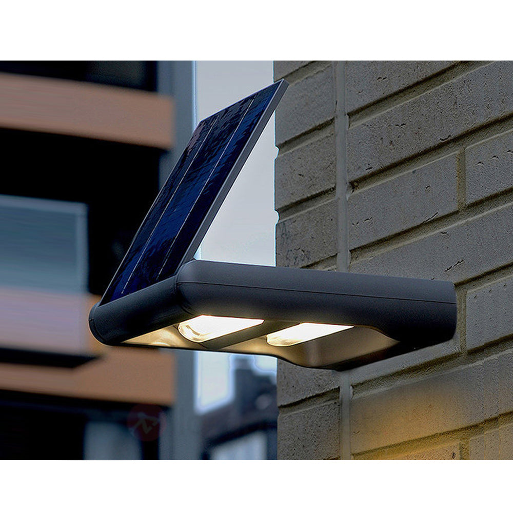 12W LED utomhus utomhus vägglampa 2 oberoende ljusanvisningar GreenBlue GB131