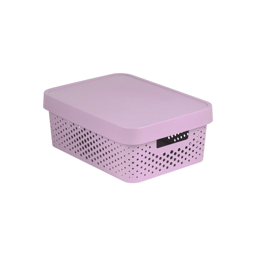 Curver Infinity 11L öppnad behållare med lock rosa