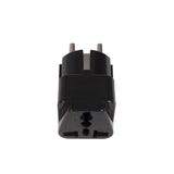 Universal adapter för uttag från Storbritannien till EU svart Maclean MCE155