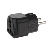 Universal adapter för uttag från Storbritannien till EU svart Maclean MCE155