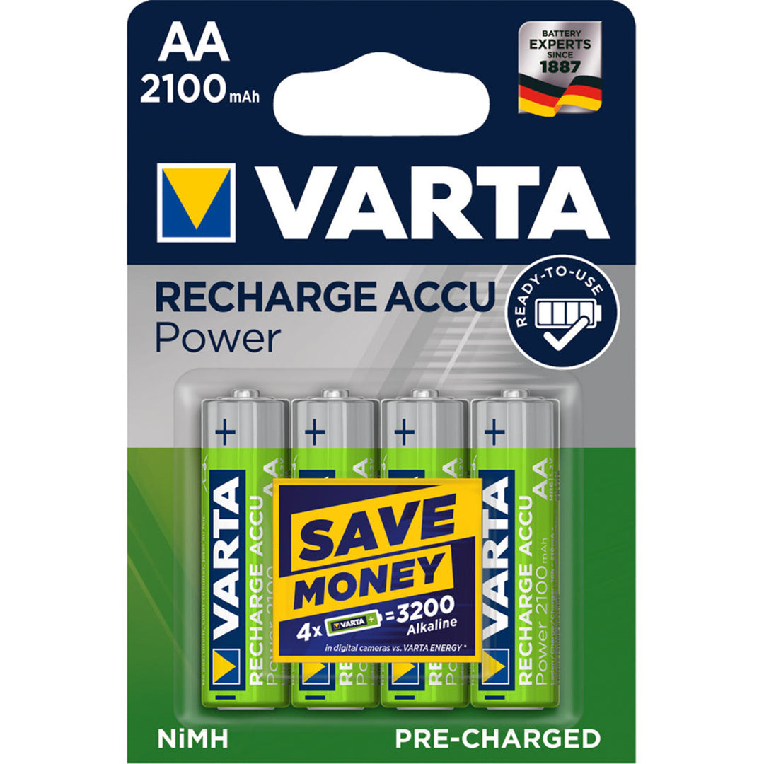 Laddningsbart batteri VARTA READY2USE R6 AA 2100mAh 1.2, 4 st