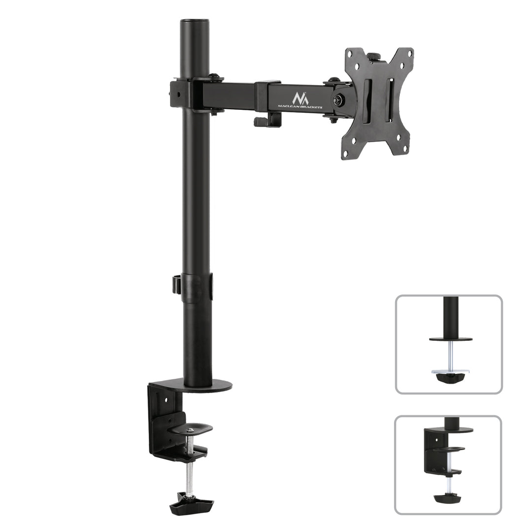 Maclean MC 752 Bordmonterad skärmarm 360 ° 13-32 "bildskärmsfäste