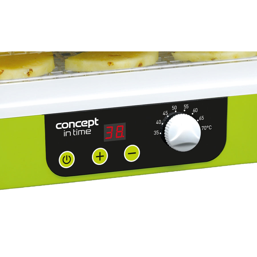 Concept SO 1060 Food Dehydrator 6 Tray 245 W För Frukt/Grönsaker/Svampar/Blommor/Örter/Kött/Fiskar