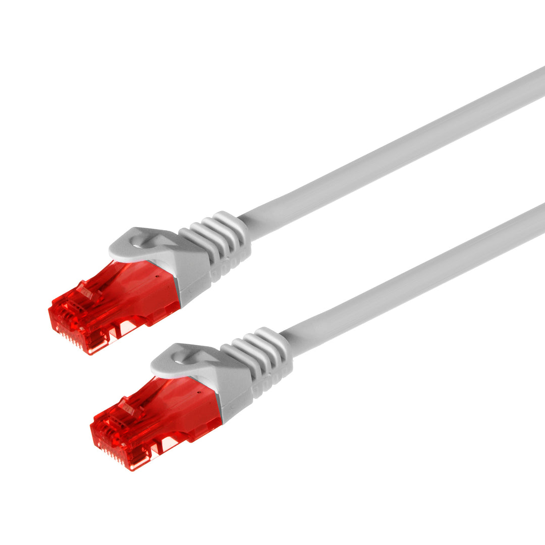 Net Lan-kabelnätverk. Ethernet Rj45 Utp Cat6 0,5 M Maclean Mctv-300 W