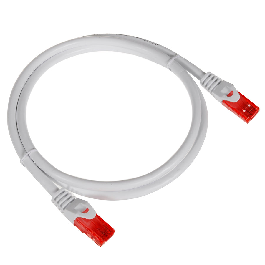 Maclean Kabel, UTP-patchkabel, Plug-to-Plug, Cat6, 1m, Grå, MCTV-301 W