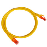 Maclean Cable, UTP patchkabel, plug-in kontakt, Cat6, 1m, Gul, MCTV-301 Y