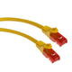 Maclean Cable, UTP patchkabel, plug-in kontakt, Cat6, 1m, Gul, MCTV-301 Y