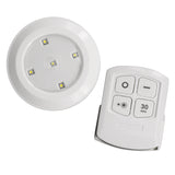 Maclean 6 LED-lampor, set med fjärrkontroll, batteridriven, 3xAA, MCE165