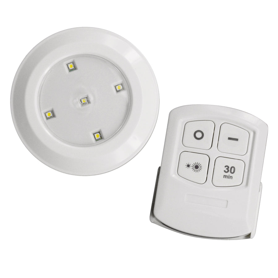 Maclean 6 LED-lampor, set med fjärrkontroll, batteridriven, 3xAA, MCE165