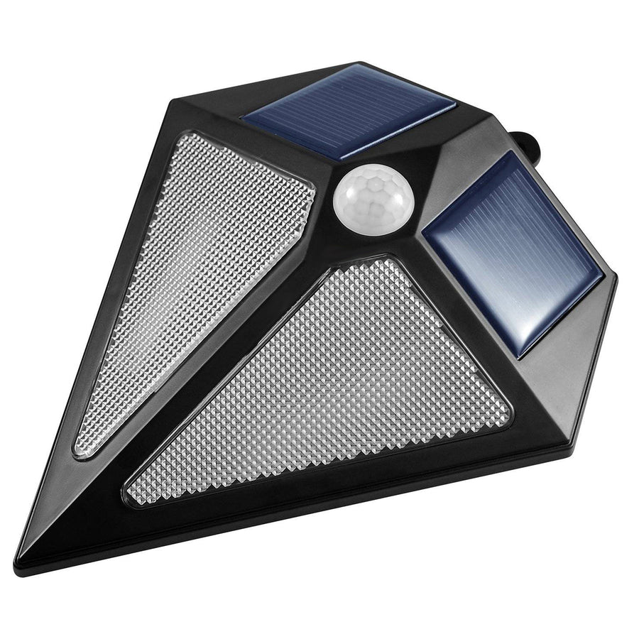 Maclean LED-lampa, solenergi, väggmonterad, med rörelsedetektor, 6 lysdioder, 2x solenergi, MCE168