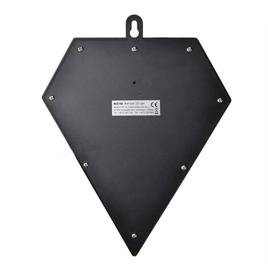 Maclean LED-lampa, solenergi, väggmonterad, med rörelsedetektor, 6 lysdioder, 2x solenergi, MCE168