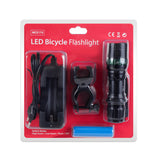 Maclean LED-ficklampa, cykel, laddningssats, Cree 200 lumen, MCE175