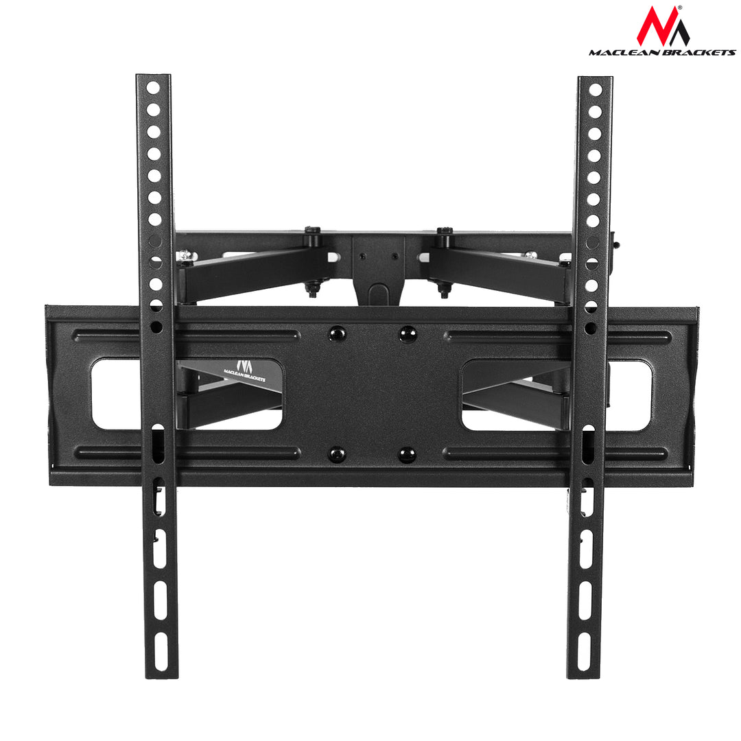 Maclean-fästen MC-760 TV-skärm dubbelarmad väggmontering VESA 100-400 lutbar svängbar