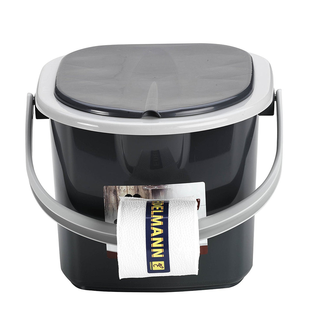 BranQ Portable Toilet Hink 15,5 liter finns i 3 färger