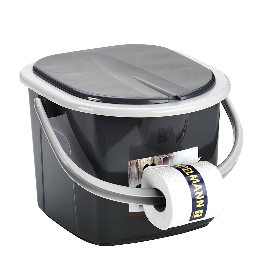 BranQ Portable Toilet Bucket 15,5 liter finns i 3 färger