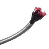 Maclean Kabelskydd, maskering, (20,4*22mm), 3m, silverspiral, MCTV-687S