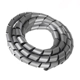 Maclean Kabelskydd, maskering, (20,4*22mm), 3m, silverspiral, MCTV-687S