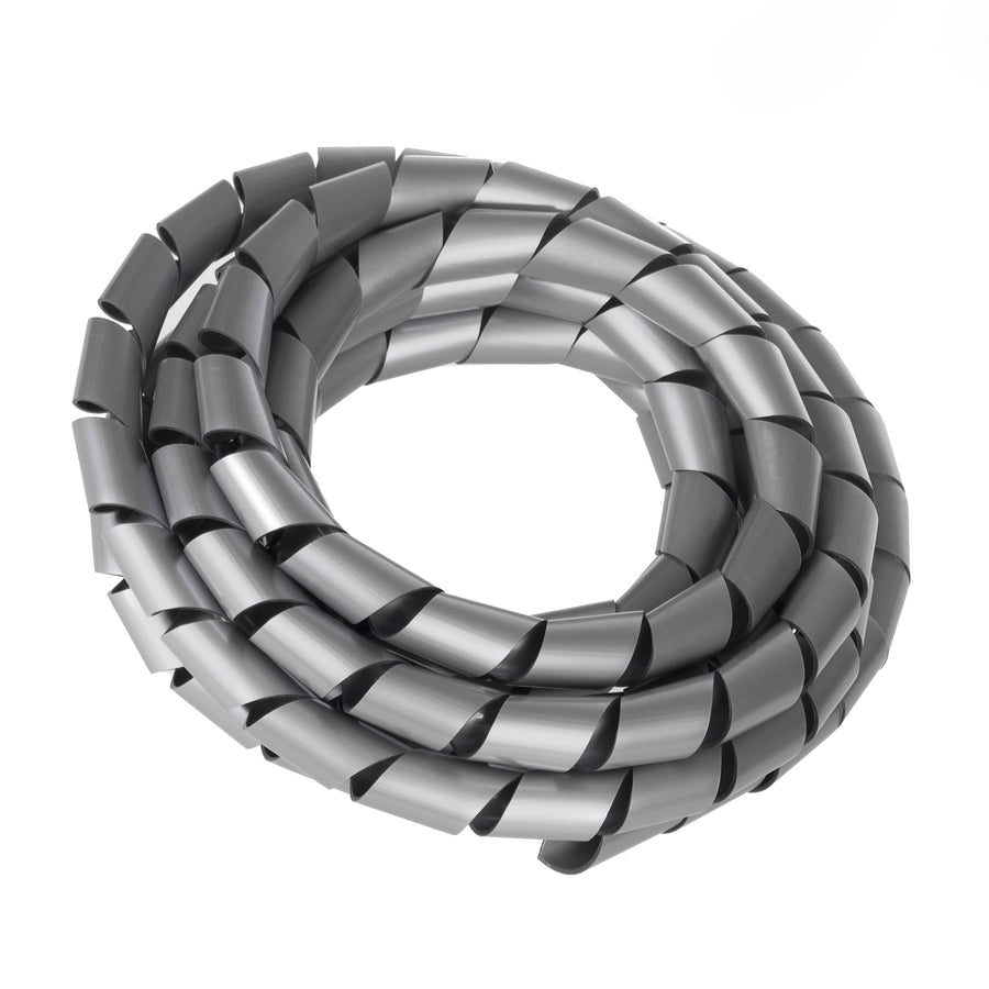 Maclean Kabelskydd, maskering, (20,4*22mm), 3m, silverspiral, MCTV-687S