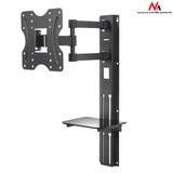 TV-fäste med DVD-hylla Maclean, VESA 200x200, 23"-42", 30 kg, MC-771