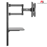 TV-fäste med DVD-hylla Maclean, VESA 200x200, 23"-42", 30 kg, MC-771