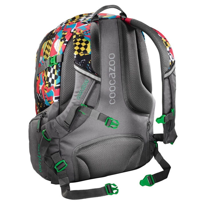 HAMA Coocazoo Carrylarry II Rutig ryggsäck med rutiga bultar