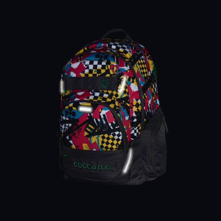 HAMA Coocazoo Carrylarry II Rutig ryggsäck med rutiga bultar