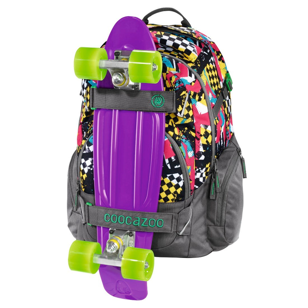 HAMA Coocazoo Carrylarry II Rutig ryggsäck med rutiga bultar