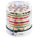 Concepct SO2020 elektrisk matdehydrator 9 fack LED svamp torkare Digital Timer Raw Tray 500 W