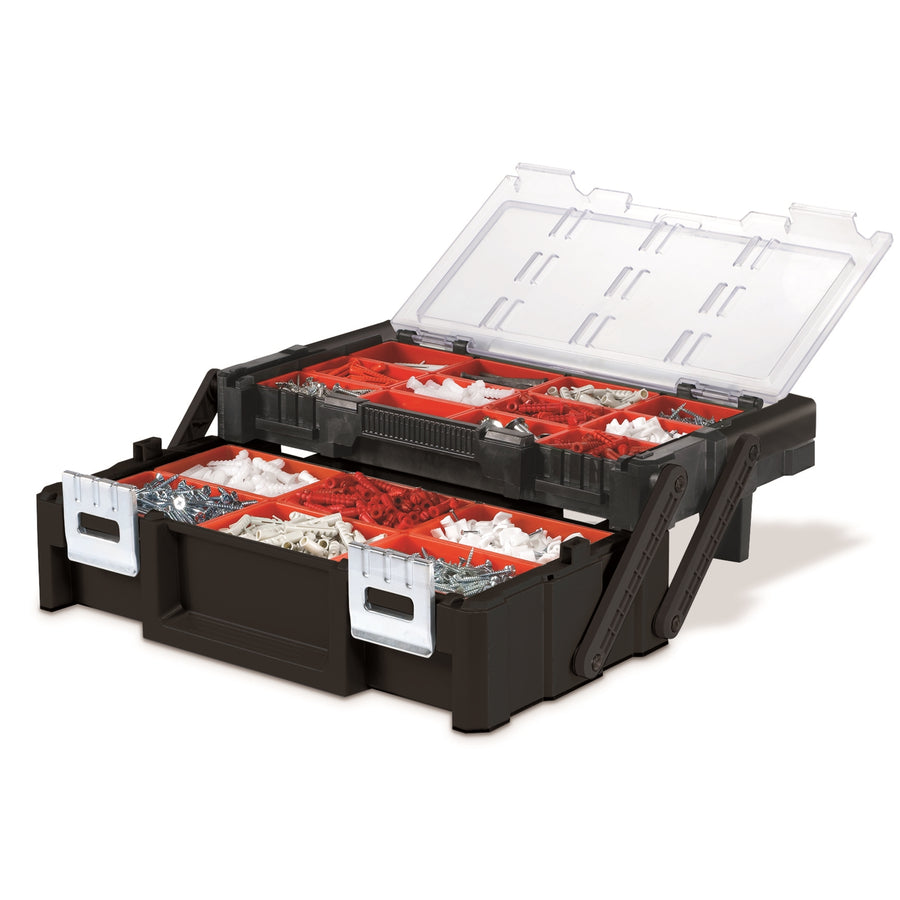 Keter 237006 Cantilever 18" Organiserande verktygslåda för smådelar för arbete