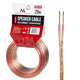 Maclean MCTV-510 Högtalarkabel Audio 2 x 1,5mm2 25m OFC CCA Transparent Flexibel Bil Hem