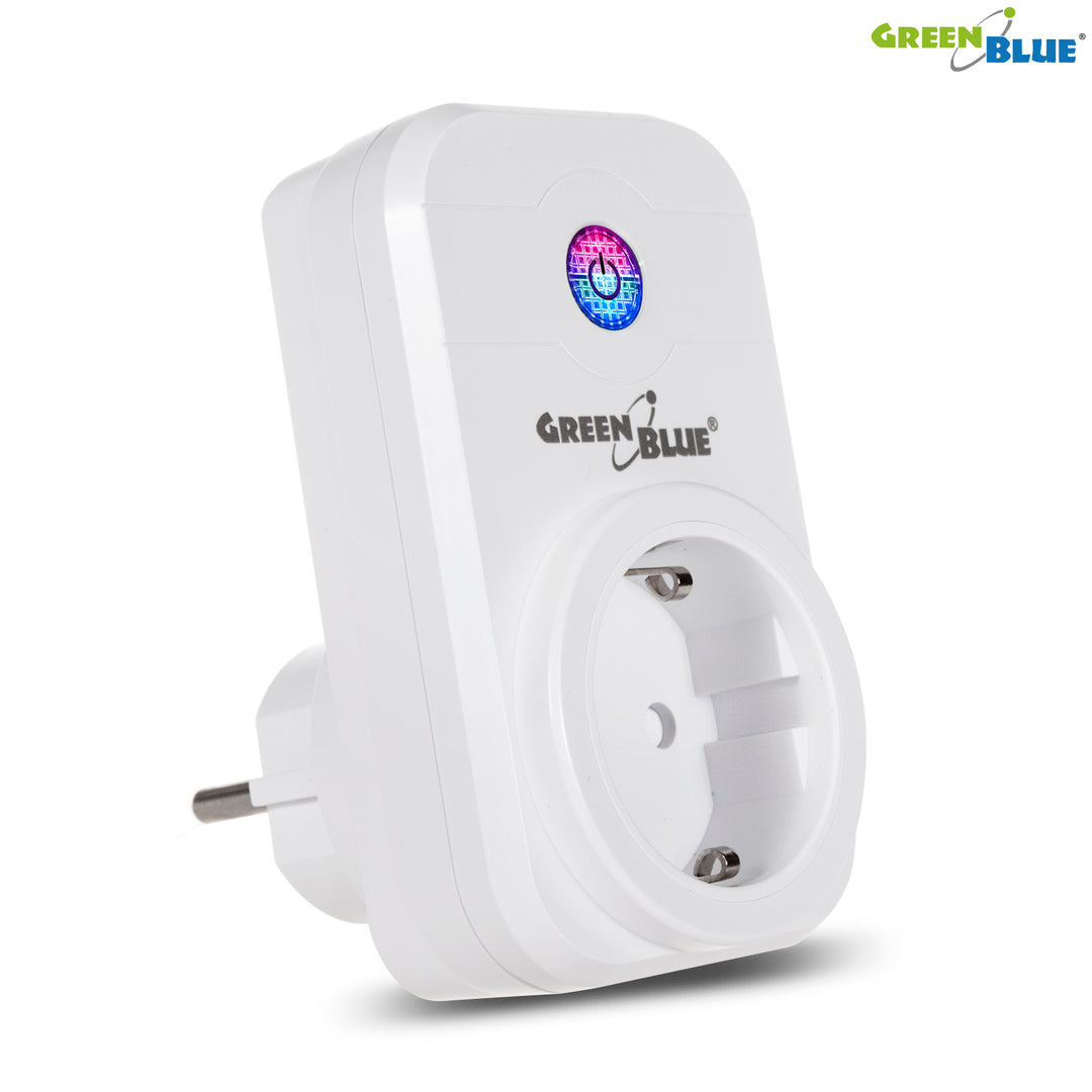 GreenBlue GB155G WiFi Smart Socket Kan Användas Via iOS- Eller Android-Appen