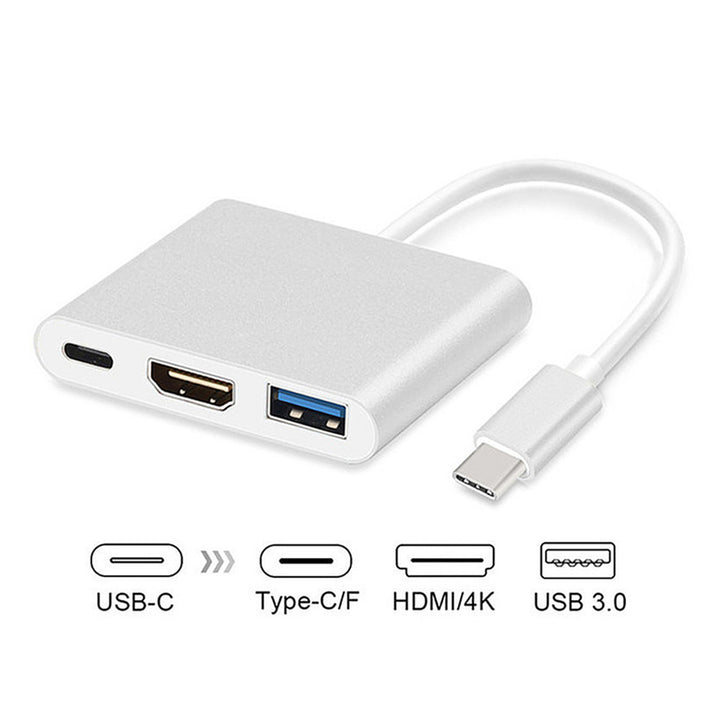 Maclean MCTV-840 USB-C - HDMI / USB 3.0 / USB-C-adapter