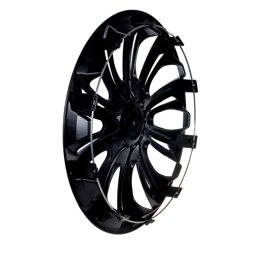 Mössor 14" STRONG Duocolor svart och silver 4 delar