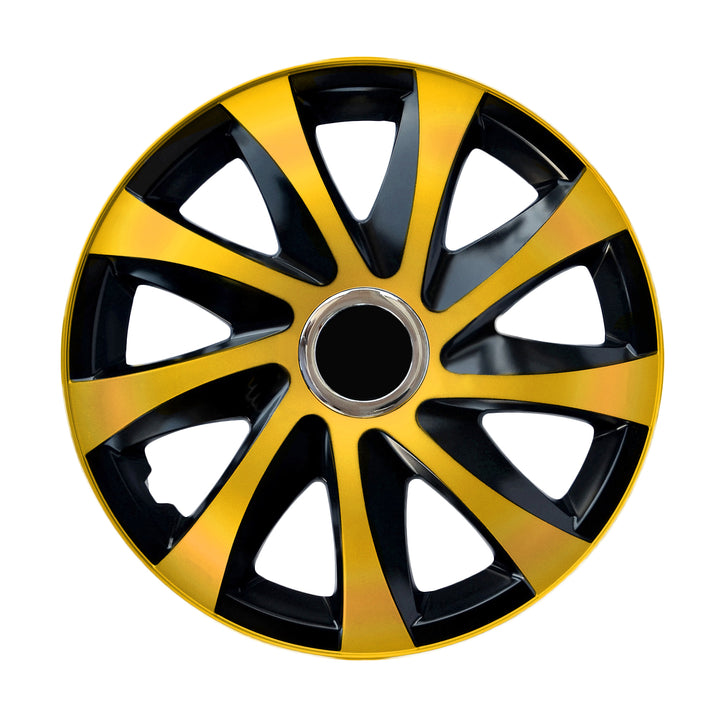Universal navkapslar 14" NRM DRIFT Extra blå/svart 4 st