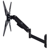 Maclean TV-fäste, för TV eller bildskärm, gasfjäder, 2 armar, höjdjustering 25cm, 32"-55", 22kg, Svart, MC-784
